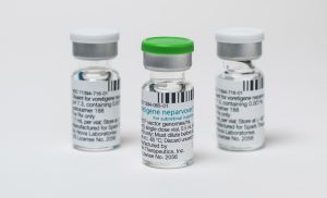 Image of LUXTURNA (voretigene neparvovec-rzyl) product vial. Spark Therapeutics, Inc.