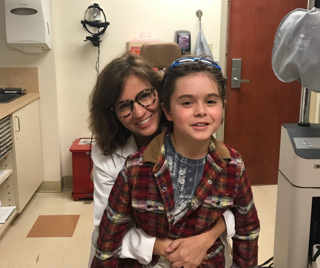 Dr. Audina M. Berracol, Creed's eye surgeon at Bascom Palmer Eye Institute in Miami. She performed the surgery on Creed to reverse his vision loss from LCA-RPE65.