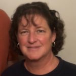 woman with short brown hair