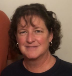 woman with short brown hair