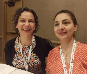 Angélica Bretón Morán (right)with Dr. Emily Place (left) during the 2023 Hope in Focus Family Conference in Indianapolis